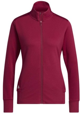 Adidas Textured Full-Zip dámská mikina, červená