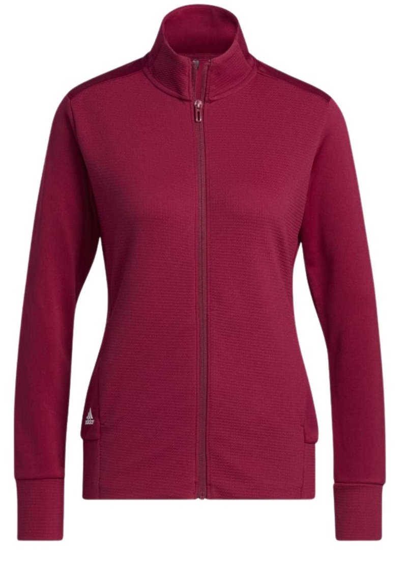 Adidas Textured Full-Zip dámská mikina, červená