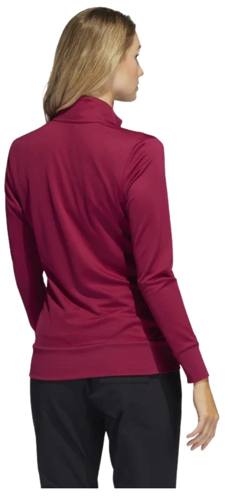 Adidas Textured Full-Zip dámská mikina, červená