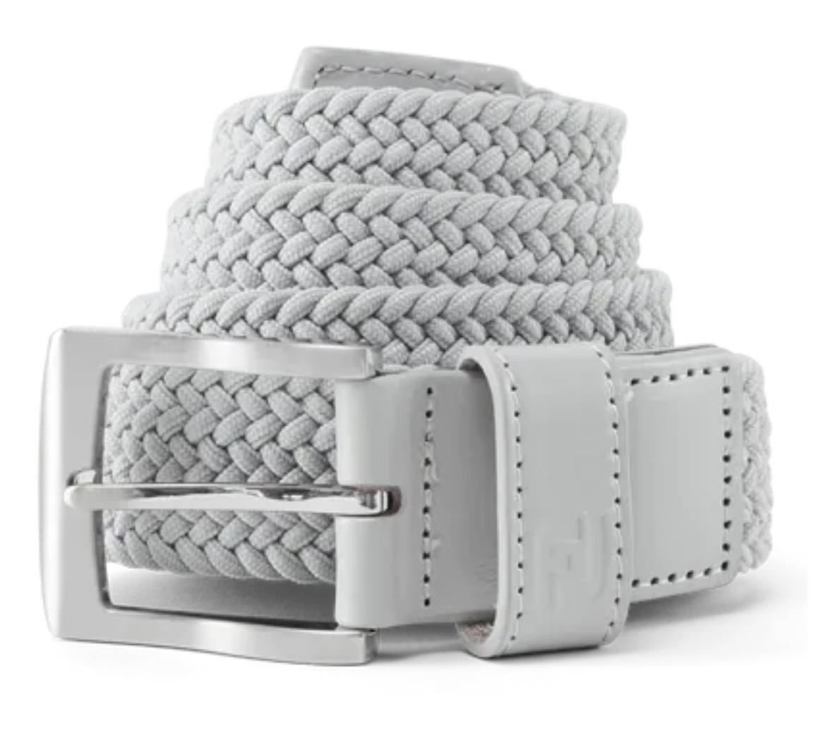 FootJoy Braided pánský opasek, šedý