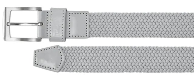 FootJoy Braided pánský opasek, šedý