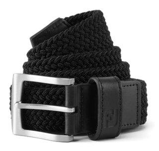 FootJoy Braided pánský opasek, černý
