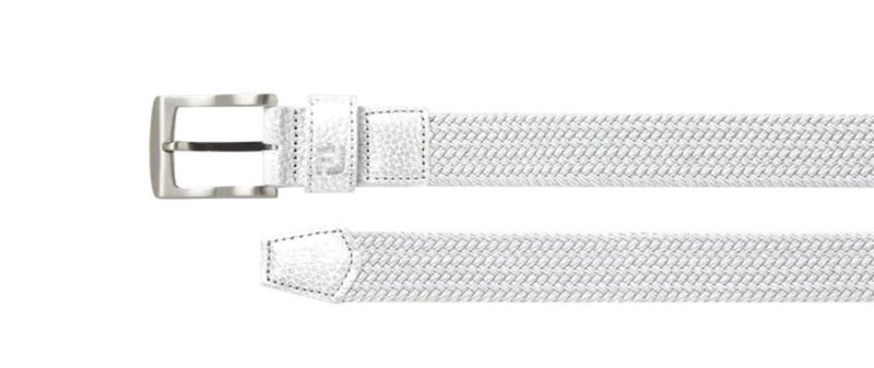 FootJoy Braided dámský opasek, bílý