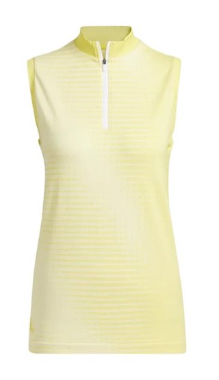 Adidas Primeknit dámské polo bez rukávů, žluté