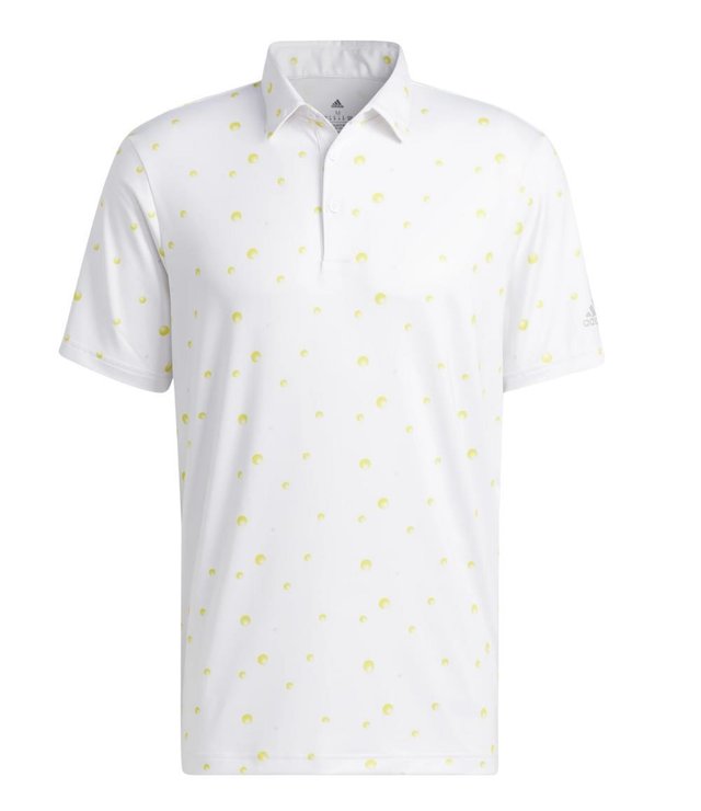 Adidas Ultimate 365 Allover Print pánské polo, bílé