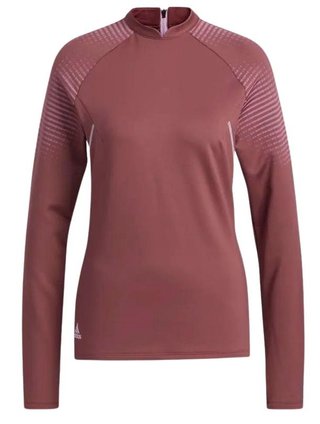 Adidas Cold Rdy Long Sleeve Top Mock dámská mikina, burgundy