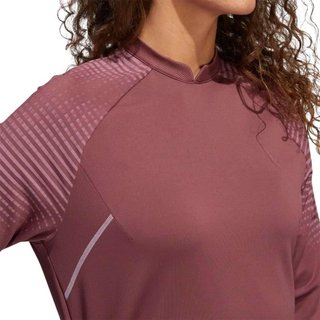 Adidas Cold Rdy Long Sleeve Top Mock dámská mikina, burgundy