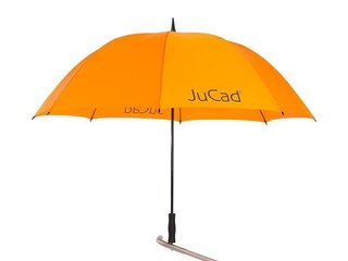 JuCad umbrella deštník 68" s pinem, oranžový