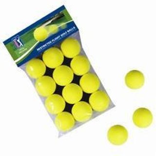 PGA Tour pěnové tréninkové míčky, žluté, 12ks