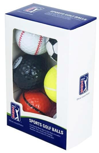 PGA Tour Sport golfové míčky, 6ks
