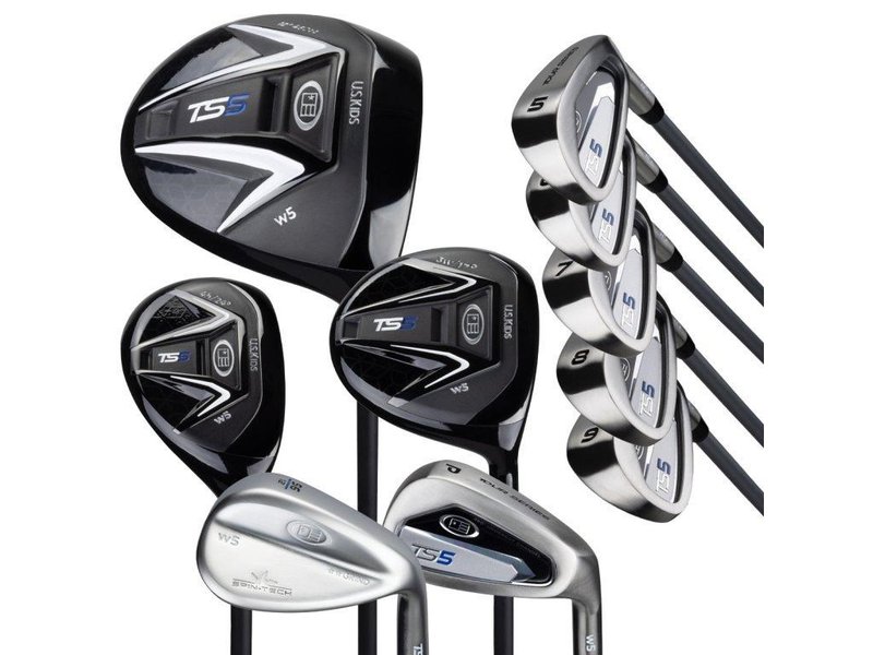 U.S. Kids Golf TS5-63 (160cm) 10-Club dětský golfový set, grafit