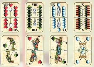 Golfové hrací karty pro Mariáš, edice Retro