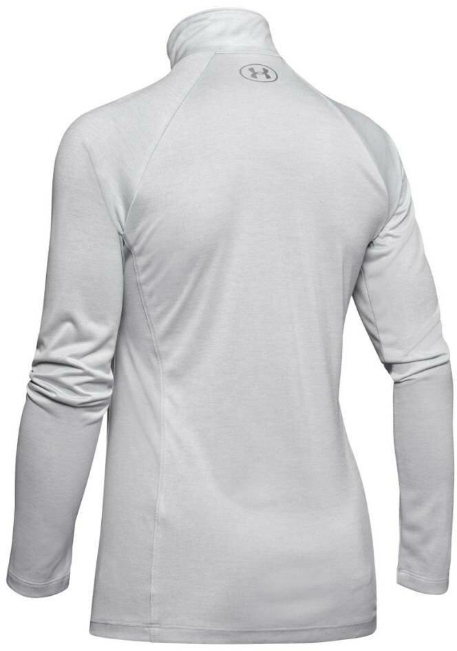 Under Armour New Tech 1/2 Zip Twist dámská lehká mikina, šedá