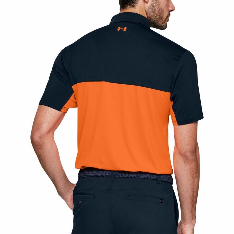 Under Armour Performance Polo 2.0 Colorblock pánské polo, academy/orange