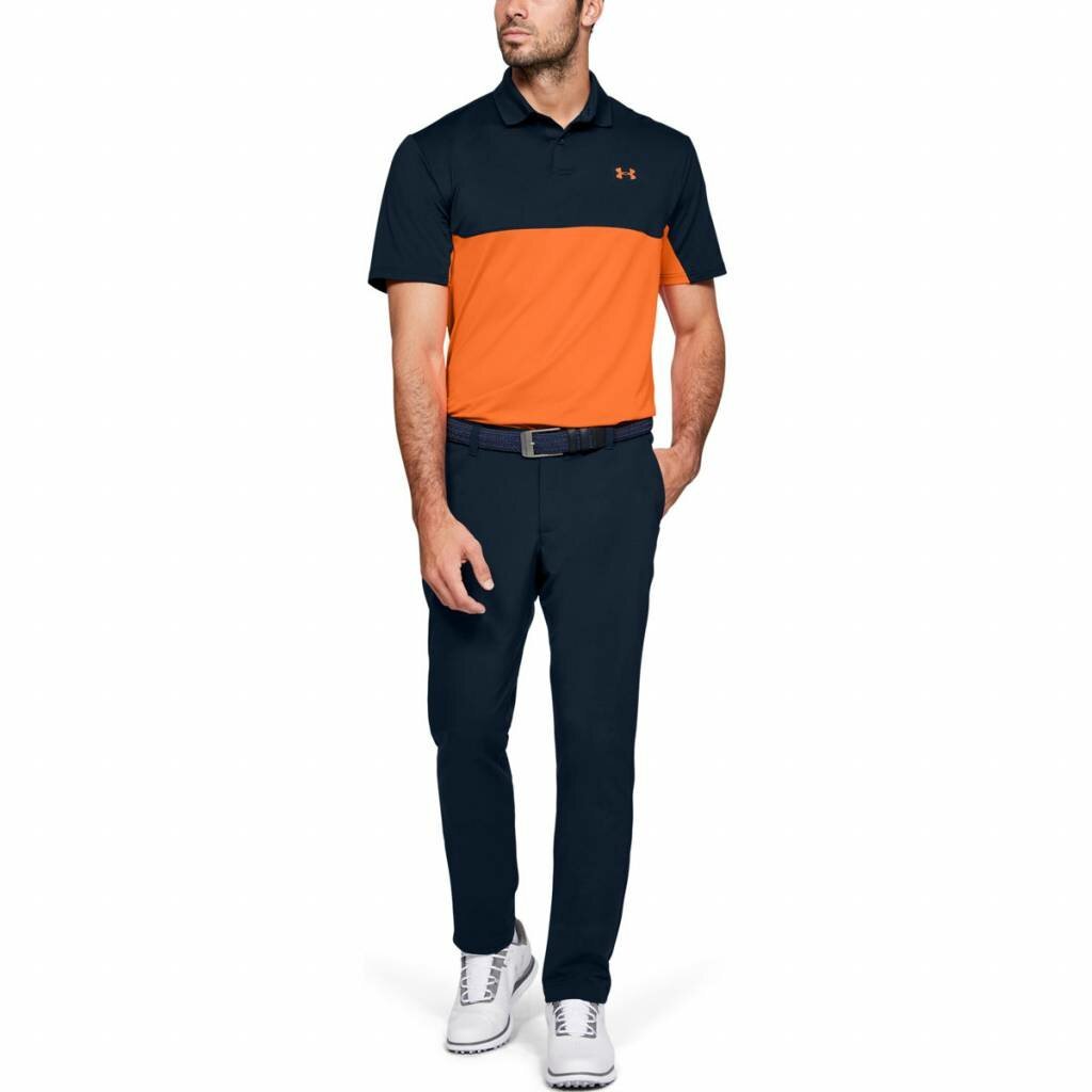Under Armour Performance Polo 2.0 Colorblock pánské polo, academy/orange