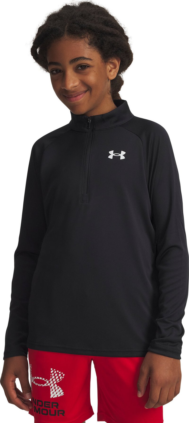 Under Armour Tech 2.0 1/2 Zip dětská mikina, černá