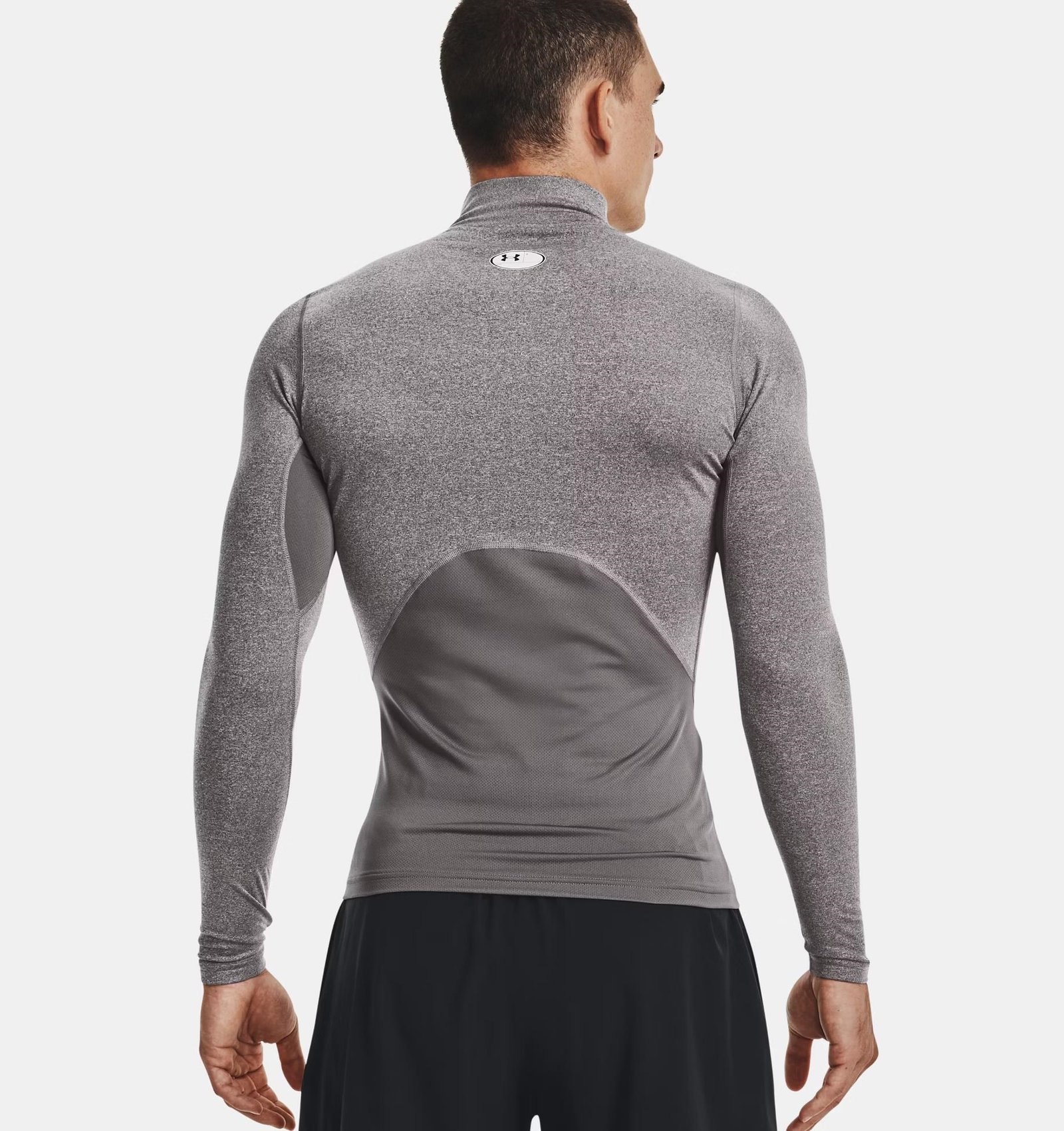Under Armour ColdGear® Compression Mock pánský top, šedý