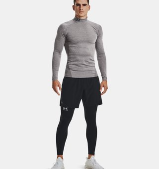 Under Armour ColdGear® Compression Mock pánský top, šedý