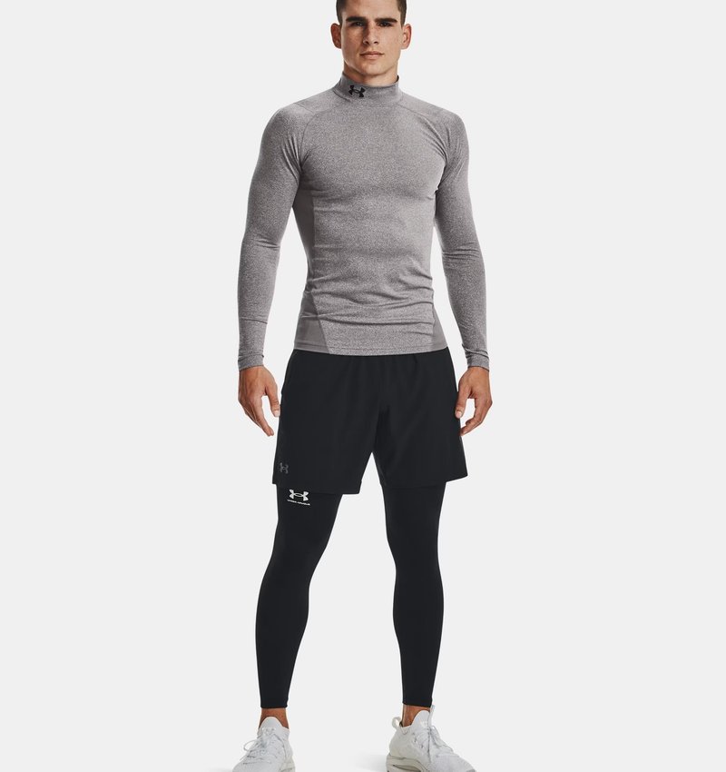 Under Armour ColdGear® Compression Mock pánský top, šedý
