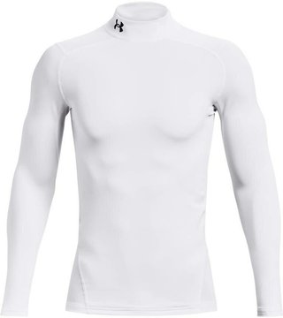 Under Armour ColdGear® Compression Mock pánský top, bílý
