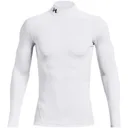 Under Armour ColdGear® Compression Mock pánský top, bílý