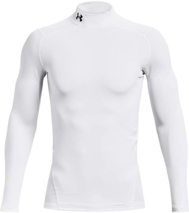 Under Armour ColdGear® Compression Mock pánský top, bílý
