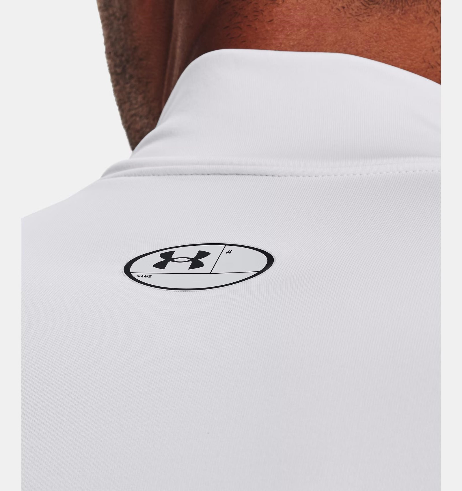Under Armour ColdGear® Compression Mock pánský top, bílý