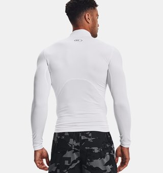 Under Armour ColdGear® Compression Mock pánský top, bílý