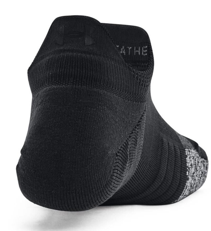 Under Armour Breathe 2 No Show Tab dámské ponožky, 2páry, černé