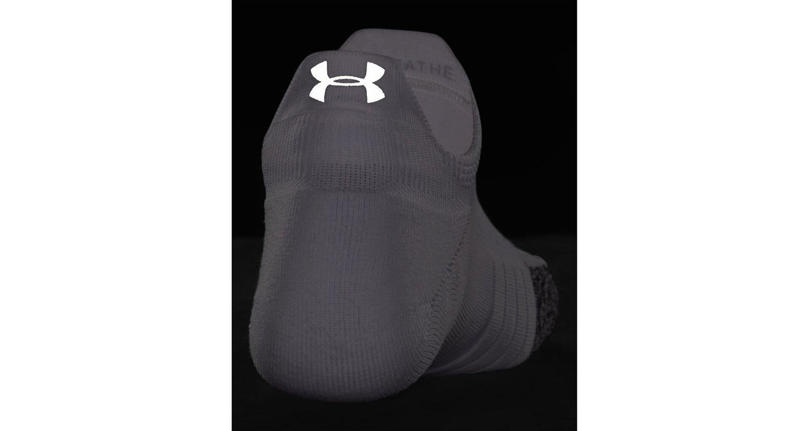 Under Armour Breathe 2 No Show Tab dámské ponožky, 2páry, bílé
