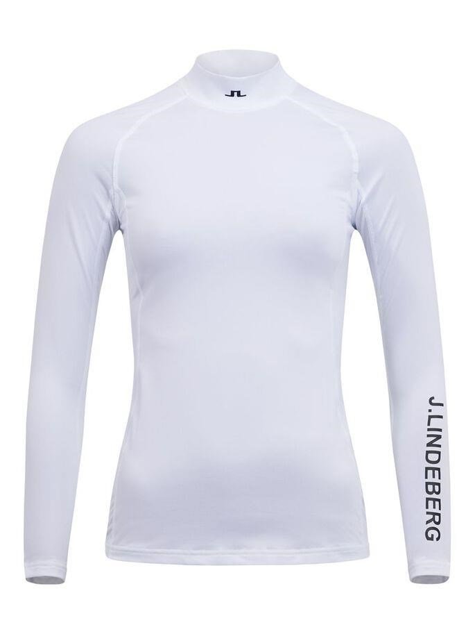 J.Lindeberg Asa Print Soft Compression dámský top, bílý