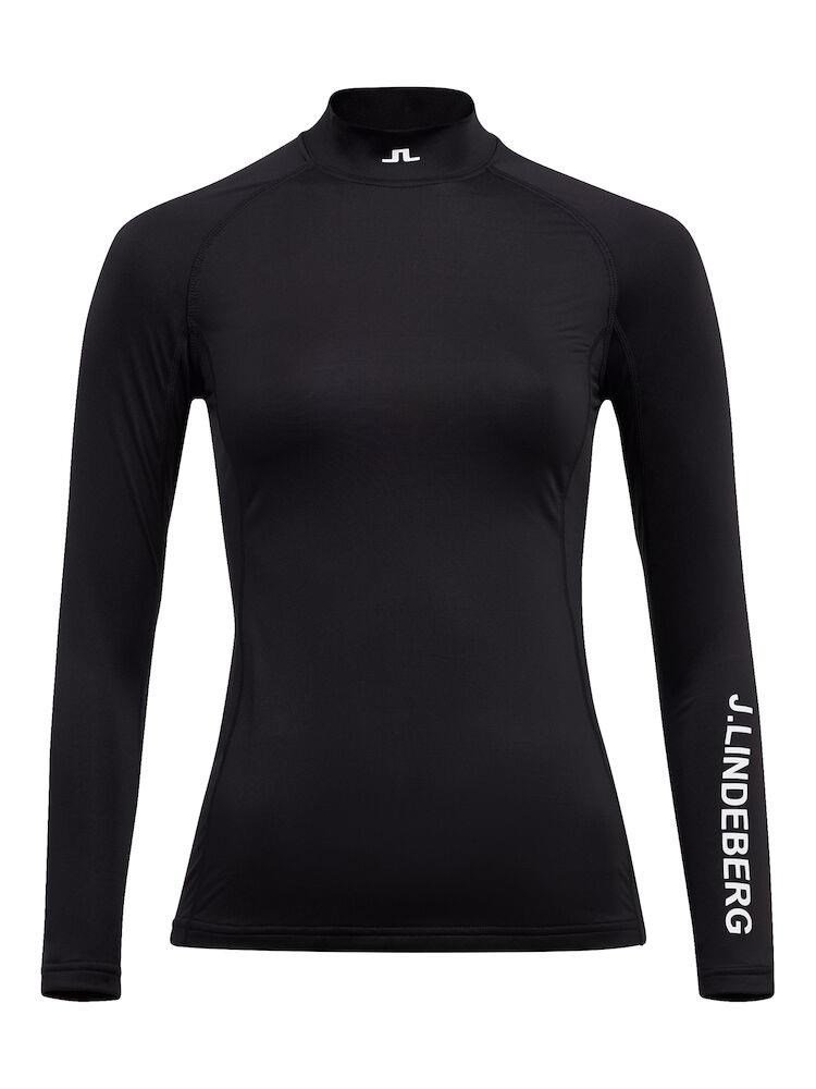 J.Lindeberg Asa Print Soft Compression dámský top, černý