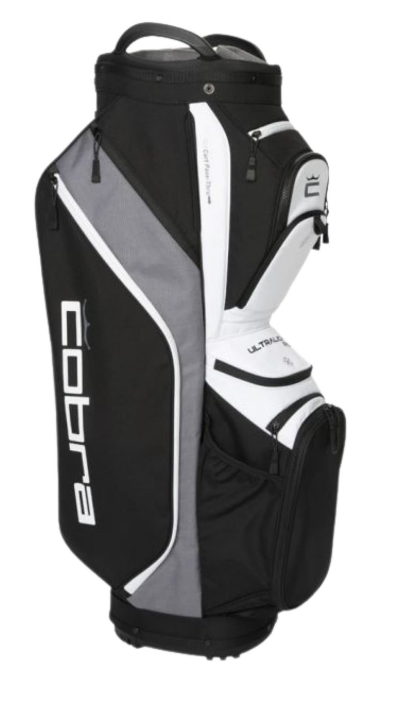 Cobra Ultralight Pro cart bag, černo/bílý