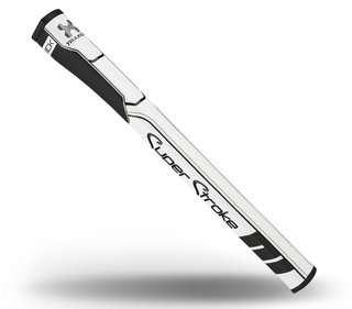 SuperStroke Traxion Wrist Lock putter grip, černo/bílý