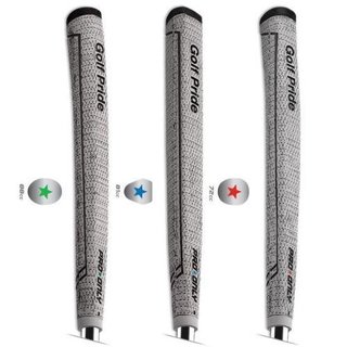Golf Pride Pro Only Cord Red Star 72cc putter grip, šedý