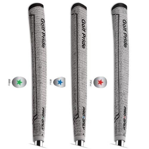 Golf Pride Pro Only Cord Red Star 72cc putter grip, šedý