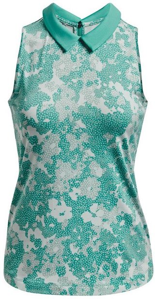 Under Armour Zinger Rise Slvls Polo dámské polo bez rukávů, zelené