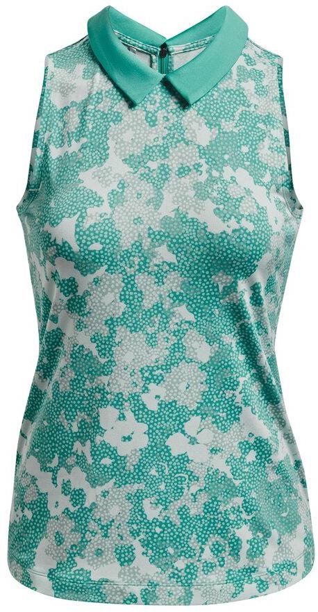 Under Armour Zinger Rise Slvls Polo dámské polo bez rukávů, zelené