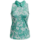 Under Armour Zinger Rise Slvls Polo dámské polo bez rukávů, zelené