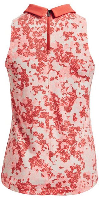 Under Armour Zinger Rise Slvls Polo dámské polo bez rukávů, oranžové