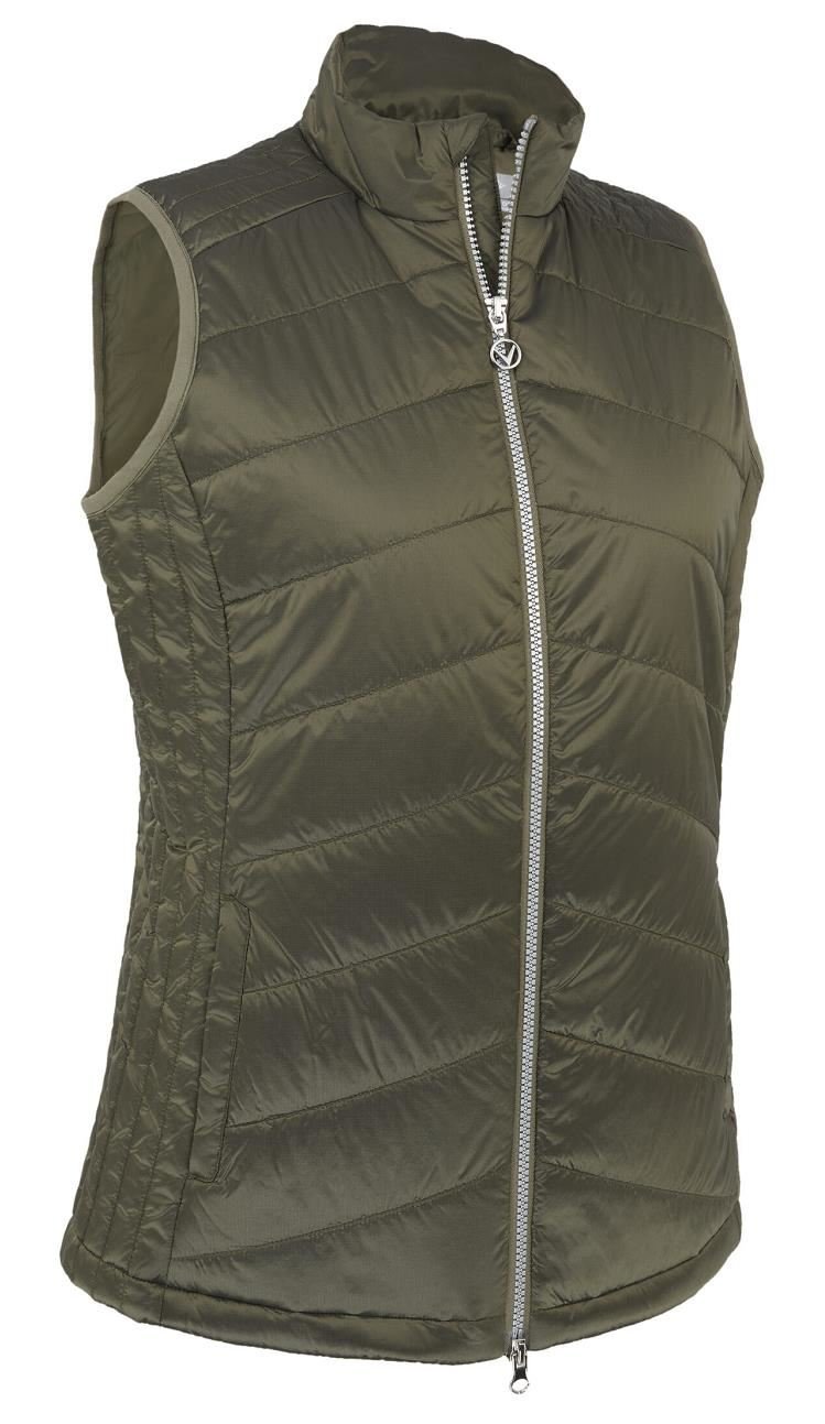 Callaway Primaloft Quilted dámská vesta, industrial green