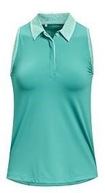 Under Armour Iso-Chill Sleeveless dámské polo bez rukávů, zelené