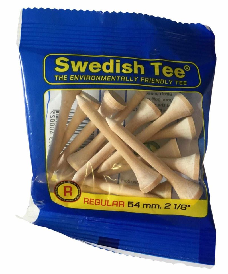 Swedish Tee Regular dřevěná týčka, 54mm, 14ks