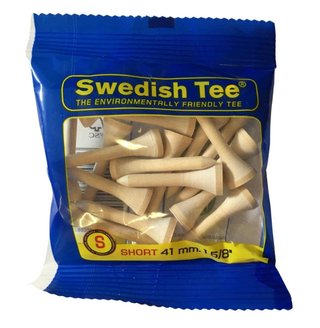 Swedish Tee Short dřevěná týčka, 41mm, 18ks