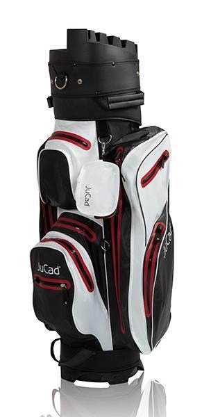 JuCad Manager Dry Cart bag, černo/bílo/červený