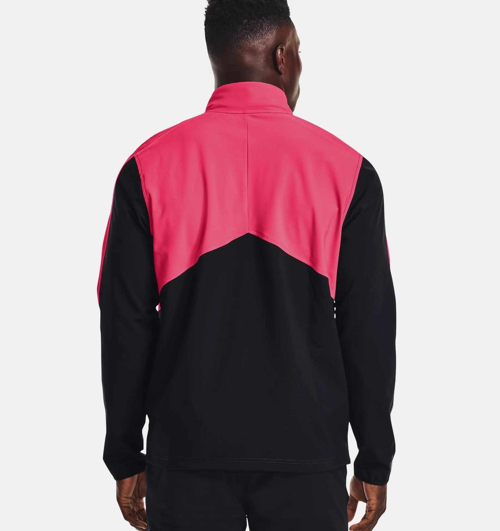 Under Armour Storm Windstrike 1/2 Zip pánská bunda, černo/šedo/růžová