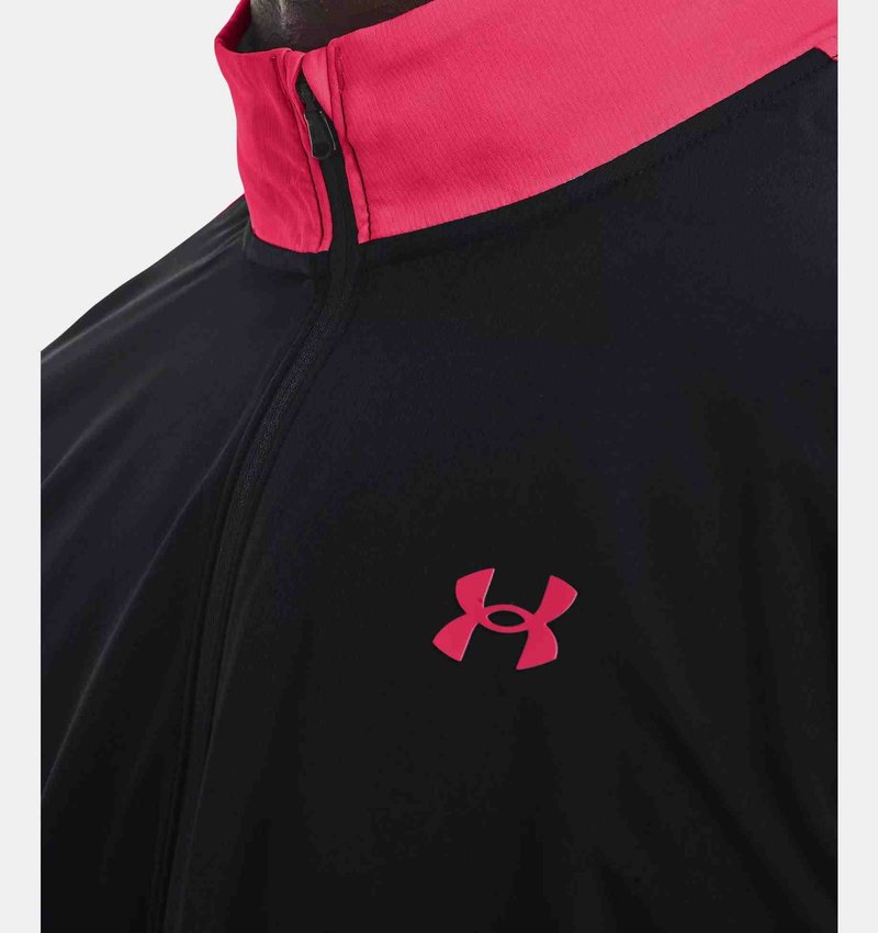 Under Armour Storm Windstrike 1/2 Zip pánská bunda, černo/šedo/růžová