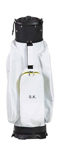 JuCad Silence Dry cart bag, bílo/žlutý