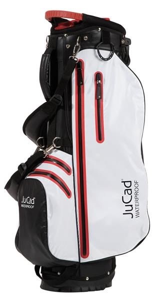 JuCad 2in1 Waterproof stand bag, černo/bílo/červený