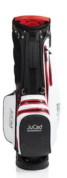 JuCad 2in1 Waterproof stand bag, černo/bílo/červený